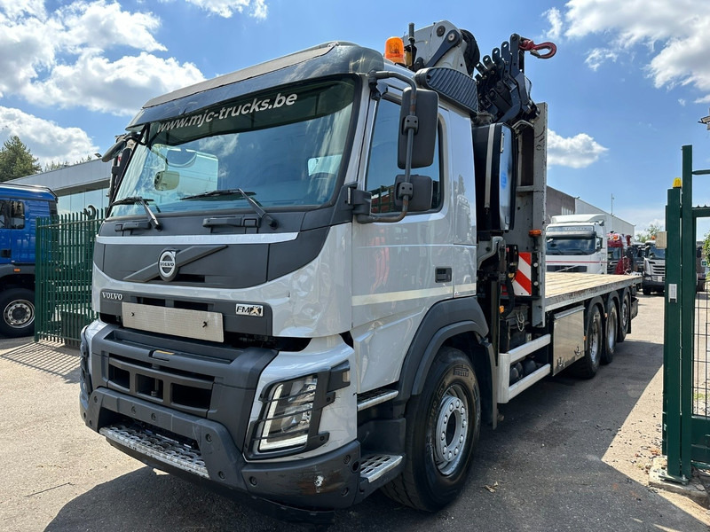 Volvo FMX 330 8x4 TRIDEM PRITSCHE + KRAN EFFER 265 / 6S - PLATFORM 7m50 - EURO 6 - RADIO - *473.000km* - TÜV 05/2026 - BE TRUCK - משאית צד נופל/ שטוחה, משאית מנוף: תמונה 4 Volvo FMX 330 8x4 TRIDEM PRITSCHE + KRAN EFFER 265 / 6S - PLATFORM 7m50 - EURO 6 - RADIO - *473.000km* - TÜV 05/2026 - BE TRUCK - משאית צד נופל/ שטוחה, משאית מנוף: תמונה 4