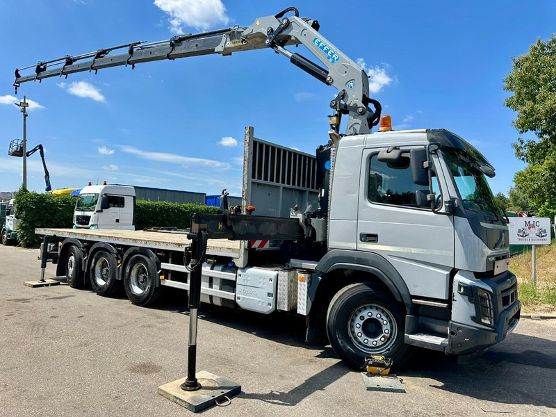 Volvo FMX 330 8x4 TRIDEM PRITSCHE + KRAN EFFER 265 / 6S - PLATFORM 7m50 - EURO 6 - RADIO - *473.000km* - TÜV 05/2026 - BE TRUCK - משאית צד נופל/ שטוחה, משאית מנוף: תמונה 2 Volvo FMX 330 8x4 TRIDEM PRITSCHE + KRAN EFFER 265 / 6S - PLATFORM 7m50 - EURO 6 - RADIO - *473.000km* - TÜV 05/2026 - BE TRUCK - משאית צד נופל/ שטוחה, משאית מנוף: תמונה 2