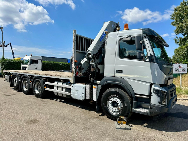 Volvo FMX 330 8x4 TRIDEM PRITSCHE + KRAN EFFER 265 / 6S - PLATFORM 7m50 - EURO 6 - RADIO - *473.000km* - TÜV 05/2026 - BE TRUCK - משאית צד נופל/ שטוחה, משאית מנוף: תמונה 1 Volvo FMX 330 8x4 TRIDEM PRITSCHE + KRAN EFFER 265 / 6S - PLATFORM 7m50 - EURO 6 - RADIO - *473.000km* - TÜV 05/2026 - BE TRUCK - משאית צד נופל/ שטוחה, משאית מנוף: תמונה 1