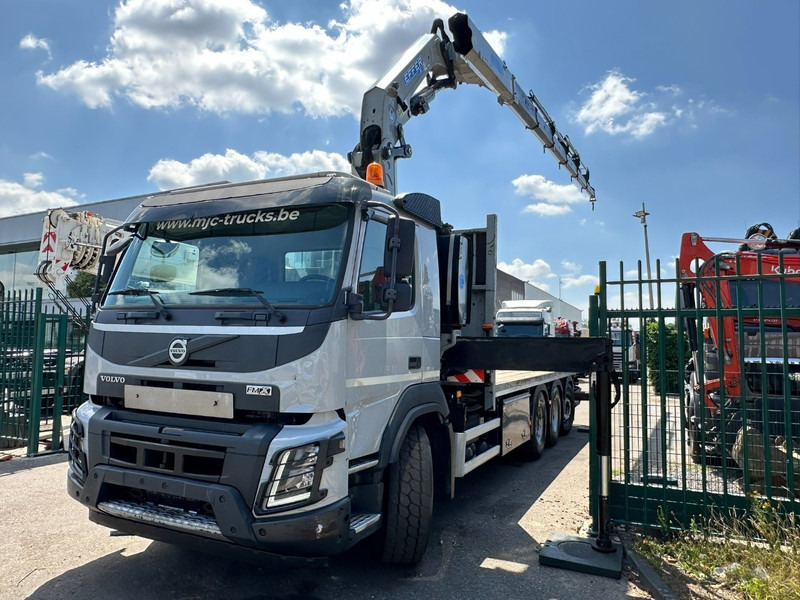 Volvo FMX 330 8x4 TRIDEM PRITSCHE + KRAN EFFER 265 / 6S - PLATFORM 7m50 - EURO 6 - RADIO - *473.000km* - TÜV 05/2026 - BE TRUCK - משאית צד נופל/ שטוחה, משאית מנוף: תמונה 5 Volvo FMX 330 8x4 TRIDEM PRITSCHE + KRAN EFFER 265 / 6S - PLATFORM 7m50 - EURO 6 - RADIO - *473.000km* - TÜV 05/2026 - BE TRUCK - משאית צד נופל/ שטוחה, משאית מנוף: תמונה 5