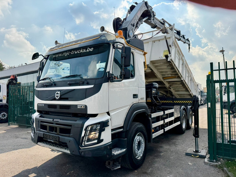 Volvo FMX 460 6x4 PRITSCHE + KRAN HIAB 244 E-5 HIPRO - ROTATOR - RADIO - *349.000km* - EURO 6 - 13T AXLES - BE TRUCK - משאית צד נופל/ שטוחה, משאית מנוף: תמונה 3 Volvo FMX 460 6x4 PRITSCHE + KRAN HIAB 244 E-5 HIPRO - ROTATOR - RADIO - *349.000km* - EURO 6 - 13T AXLES - BE TRUCK - משאית צד נופל/ שטוחה, משאית מנוף: תמונה 3