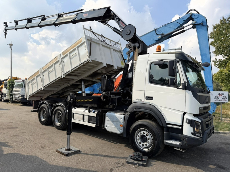 Volvo FMX 460 6x4 PRITSCHE + KRAN HIAB 244 E-5 HIPRO - ROTATOR - RADIO - *349.000km* - EURO 6 - 13T AXLES - BE TRUCK - משאית צד נופל/ שטוחה, משאית מנוף: תמונה 2 Volvo FMX 460 6x4 PRITSCHE + KRAN HIAB 244 E-5 HIPRO - ROTATOR - RADIO - *349.000km* - EURO 6 - 13T AXLES - BE TRUCK - משאית צד נופל/ שטוחה, משאית מנוף: תמונה 2