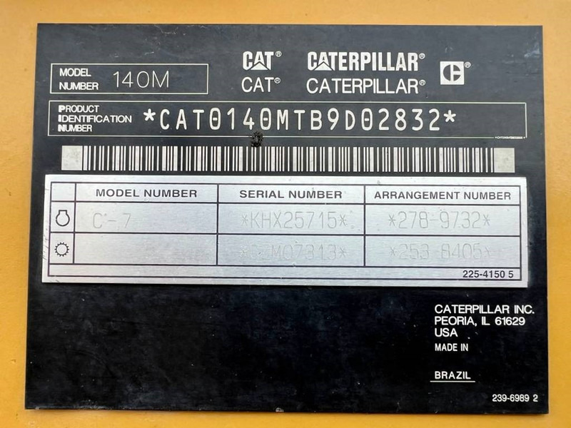 Cat 140M - מפלסת: תמונה 5 Cat 140M - מפלסת: תמונה 5