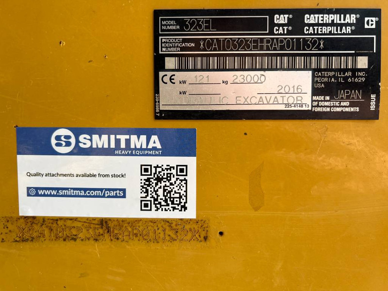 מחפר סורק Cat 323EL VA: תמונה 9