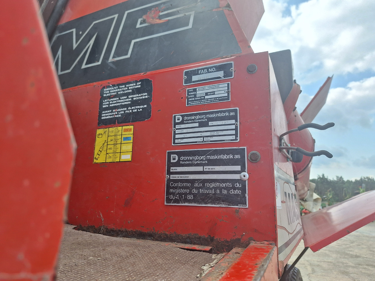 Massey-Ferguson 29XP - מקצרת קומבינה: תמונה 4 Massey-Ferguson 29XP - מקצרת קומבינה: תמונה 4
