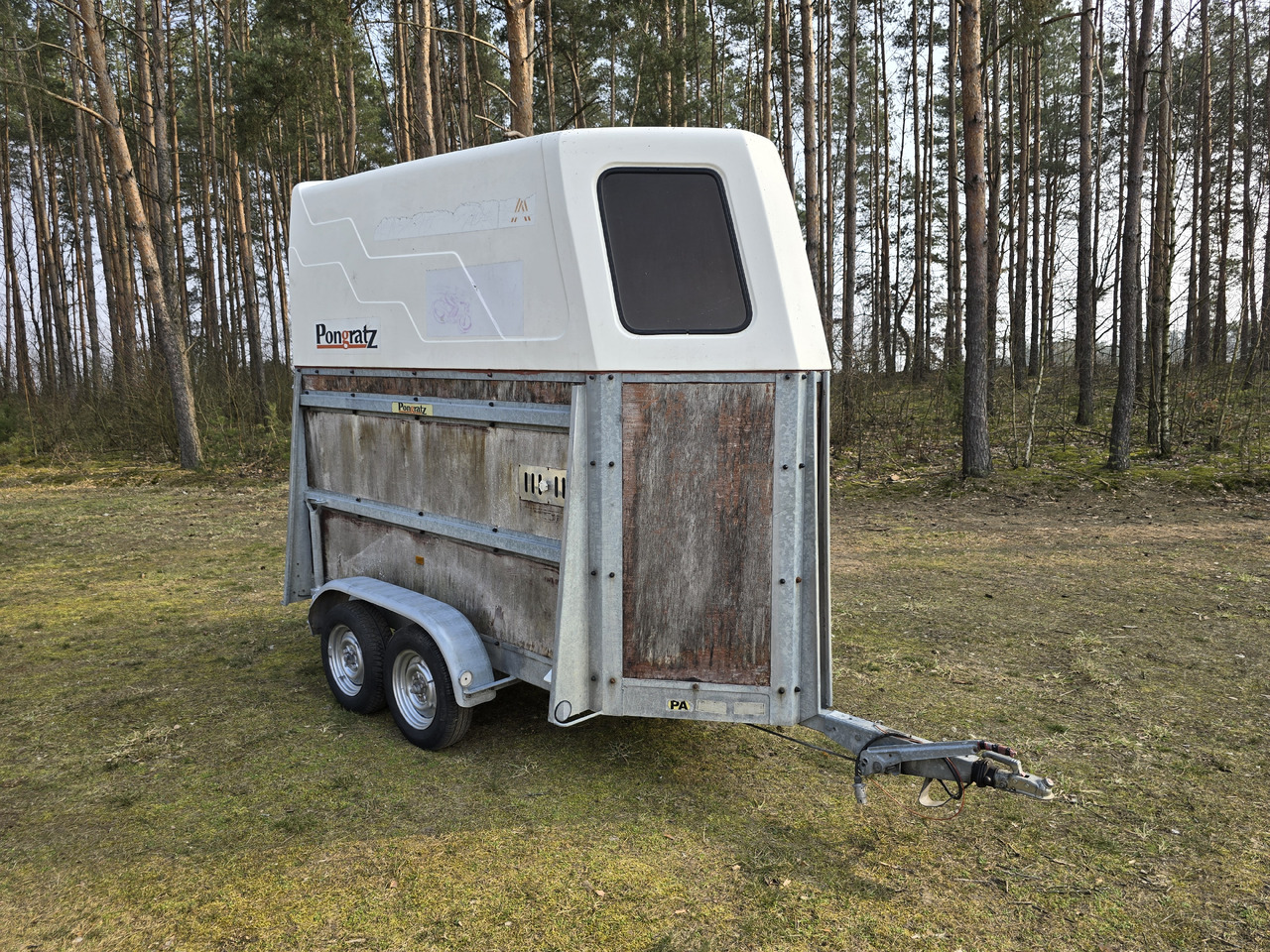 PONGRATZ PA 310 T - קרון נגרר להובלת בעלי חיים: תמונה 1 PONGRATZ PA 310 T - קרון נגרר להובלת בעלי חיים: תמונה 1