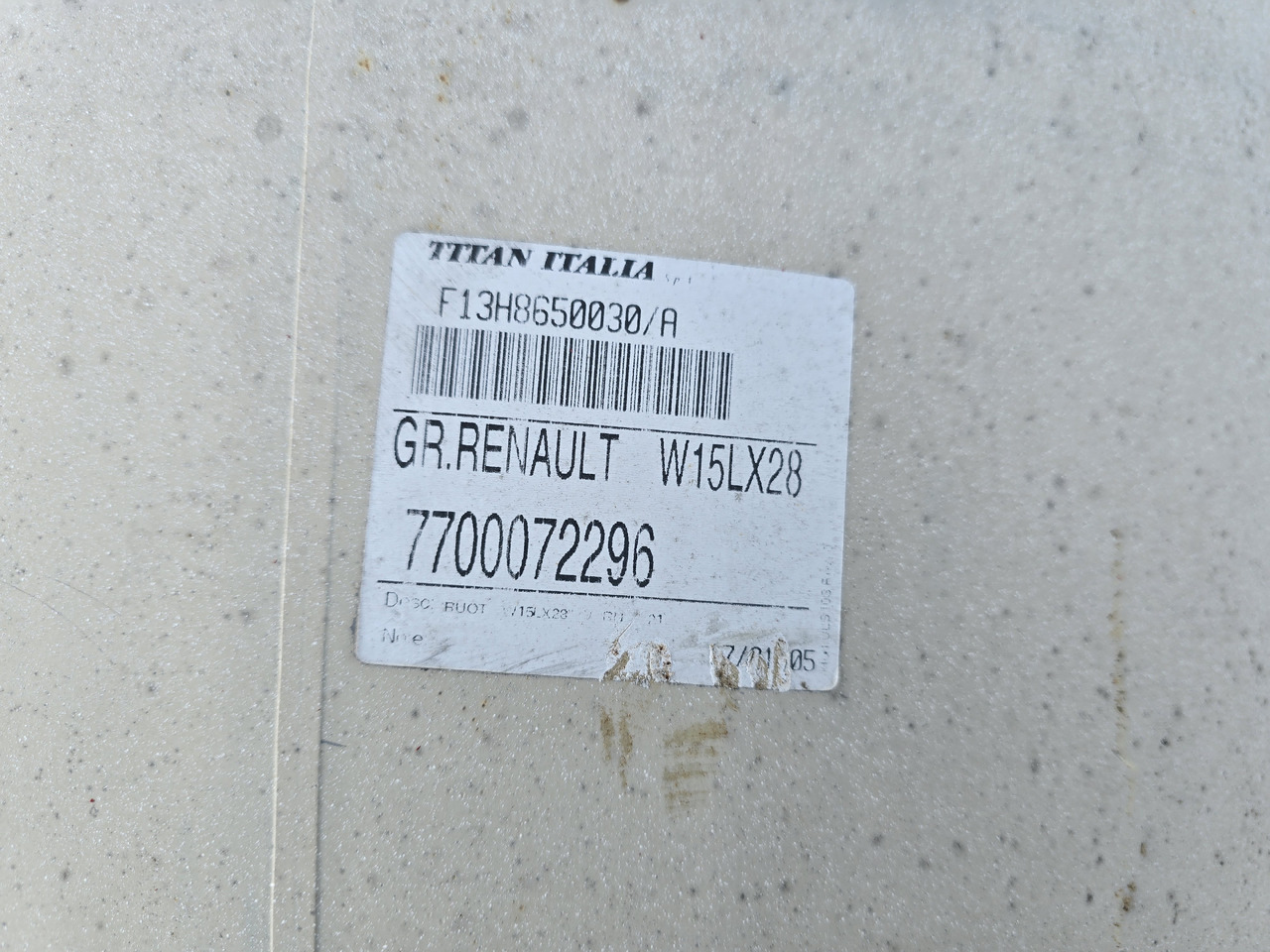 Titan W15LX28, piasta 150 mm - חבילת גלגלים וצמיגים עבור מכונה חקלאית: תמונה 3 Titan W15LX28, piasta 150 mm - חבילת גלגלים וצמיגים עבור מכונה חקלאית: תמונה 3