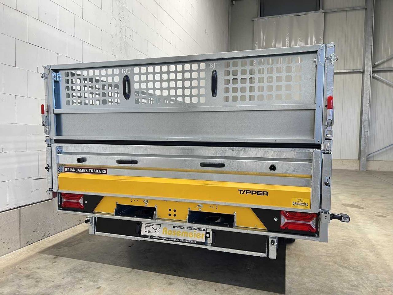 חָדָשׁ קרון נגרר עם מזהיר BRIAN_JAMES Cargo Tipper 2 3-Achser Gitter Rückwärtskipper: תמונה 10