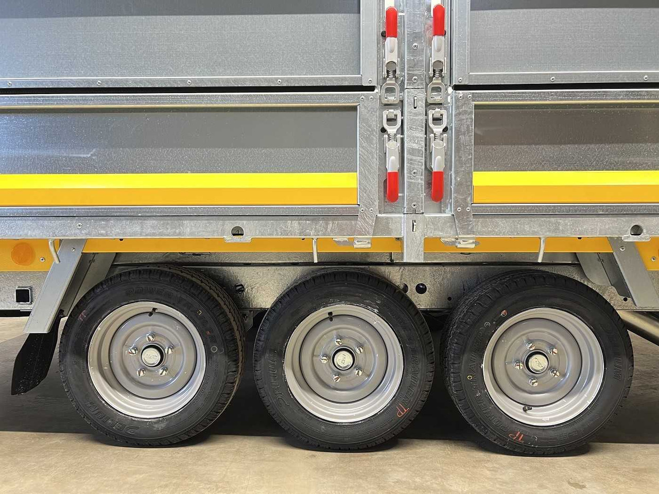 חָדָשׁ קרון נגרר עם מזהיר BRIAN_JAMES Cargo Tipper 2 3-Achser Gitter Rückwärtskipper: תמונה 14