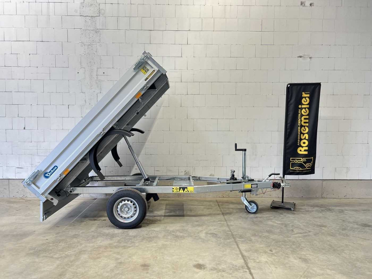 CHEVAL LIBERTE DEBON PW0E Eco 1500 Rückwärtskipper - קרון נגרר עם מזהיר: תמונה 1 CHEVAL LIBERTE DEBON PW0E Eco 1500 Rückwärtskipper - קרון נגרר עם מזהיר: תמונה 1