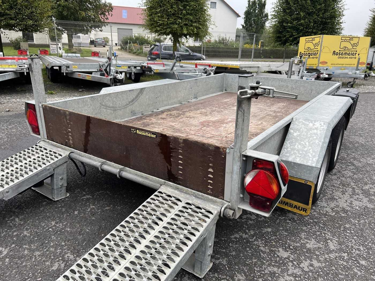 קרון נגרר לצמחים HUMBAUR HS-Senko TA Maschinentransporter: תמונה 8