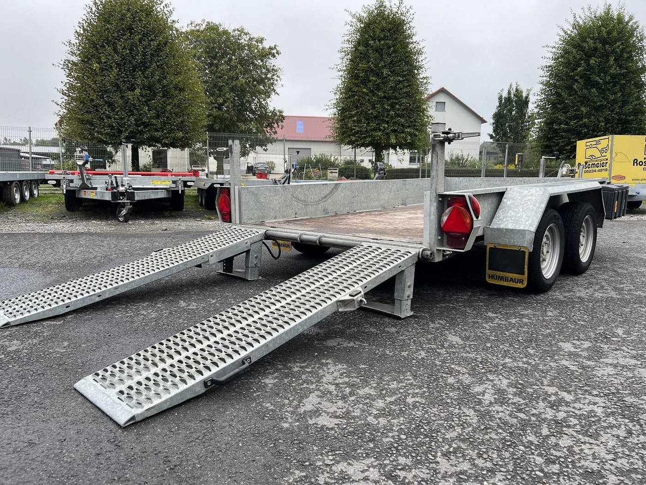קרון נגרר לצמחים HUMBAUR HS-Senko TA Maschinentransporter: תמונה 6