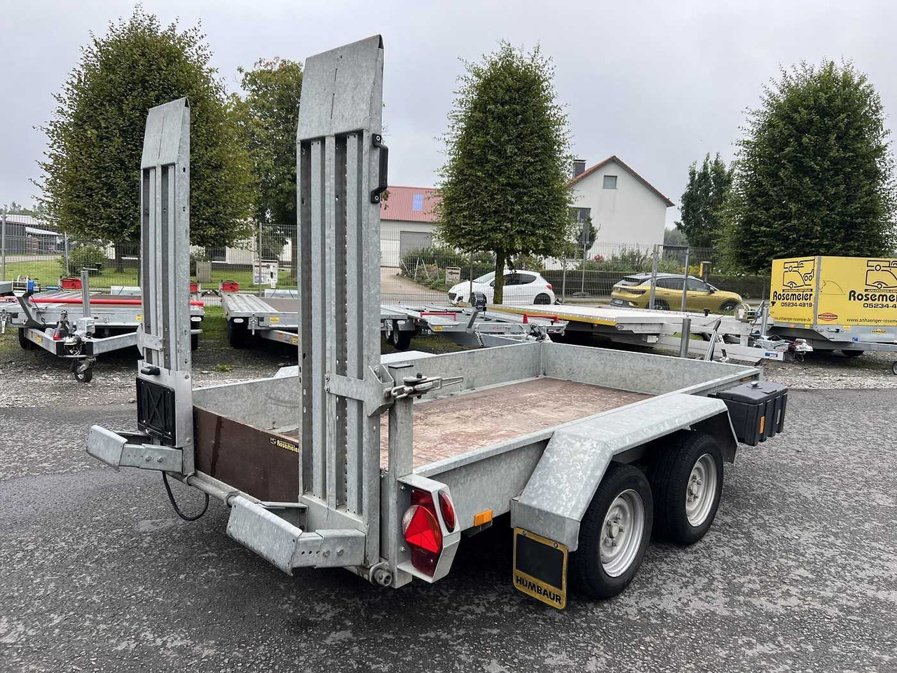 קרון נגרר לצמחים HUMBAUR HS-Senko TA Maschinentransporter: תמונה 9