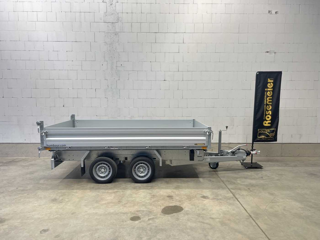HUMBAUR HTK 3000.31 Dreiseitenkipper - קרון נגרר עם מזהיר: תמונה 5 HUMBAUR HTK 3000.31 Dreiseitenkipper - קרון נגרר עם מזהיר: תמונה 5