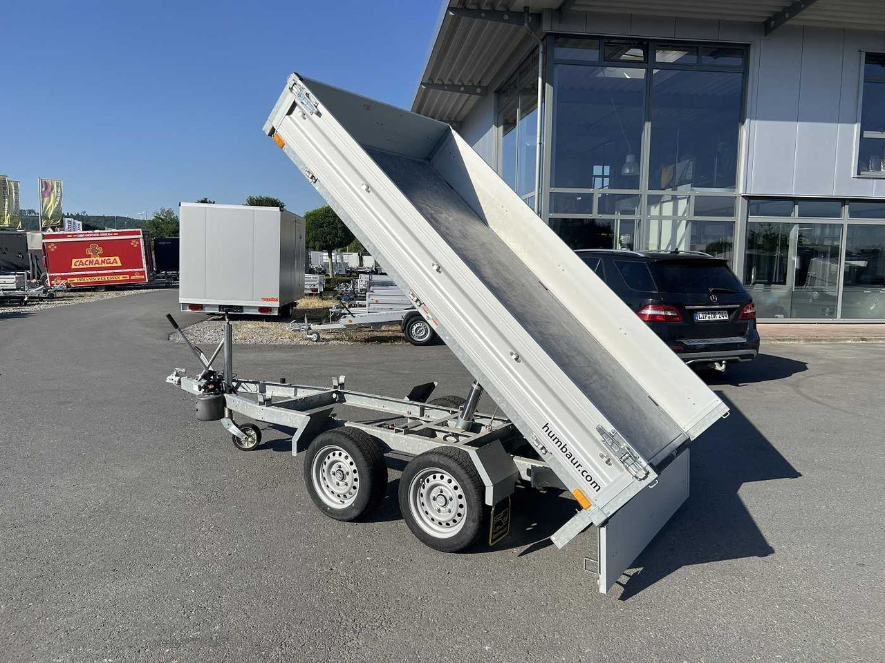HUMBAUR HUK 272715 Rückwärtskipper - קרון נגרר עם מזהיר: תמונה 4 HUMBAUR HUK 272715 Rückwärtskipper - קרון נגרר עם מזהיר: תמונה 4