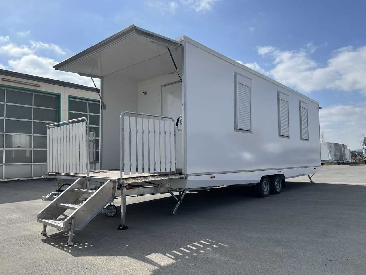 ROSEMEIER EW TA-NO Mannschaftswagen 730 Veranda Mannschaftswagen - מכולת בנייה, קרון נגרר: תמונה 1 ROSEMEIER EW TA-NO Mannschaftswagen 730 Veranda Mannschaftswagen - מכולת בנייה, קרון נגרר: תמונה 1