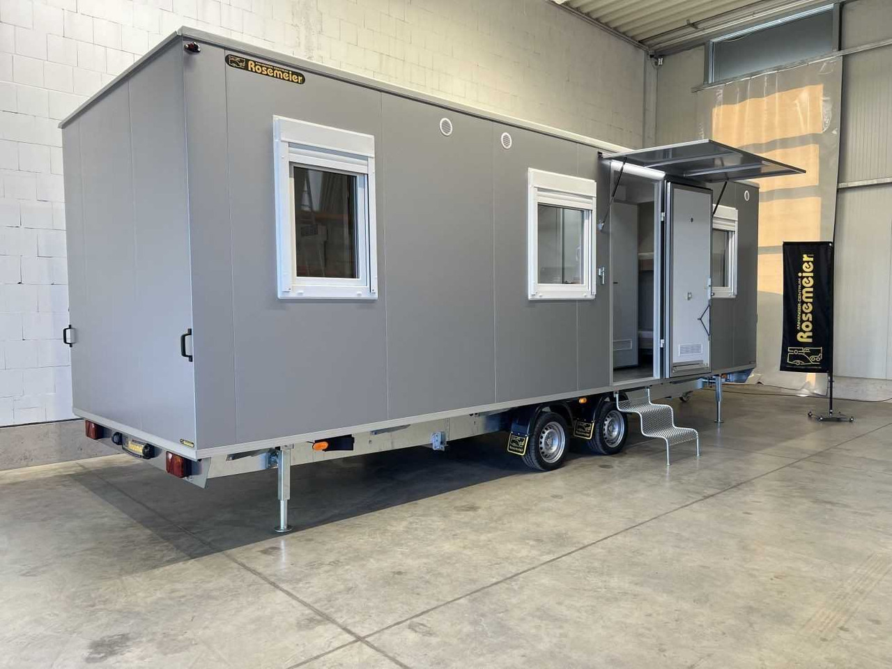 ROSEMEIER VE MOBI 7346 SP 1 Mannschaftswagen - מכולת בנייה, קרון נגרר: תמונה 4 ROSEMEIER VE MOBI 7346 SP 1 Mannschaftswagen - מכולת בנייה, קרון נגרר: תמונה 4