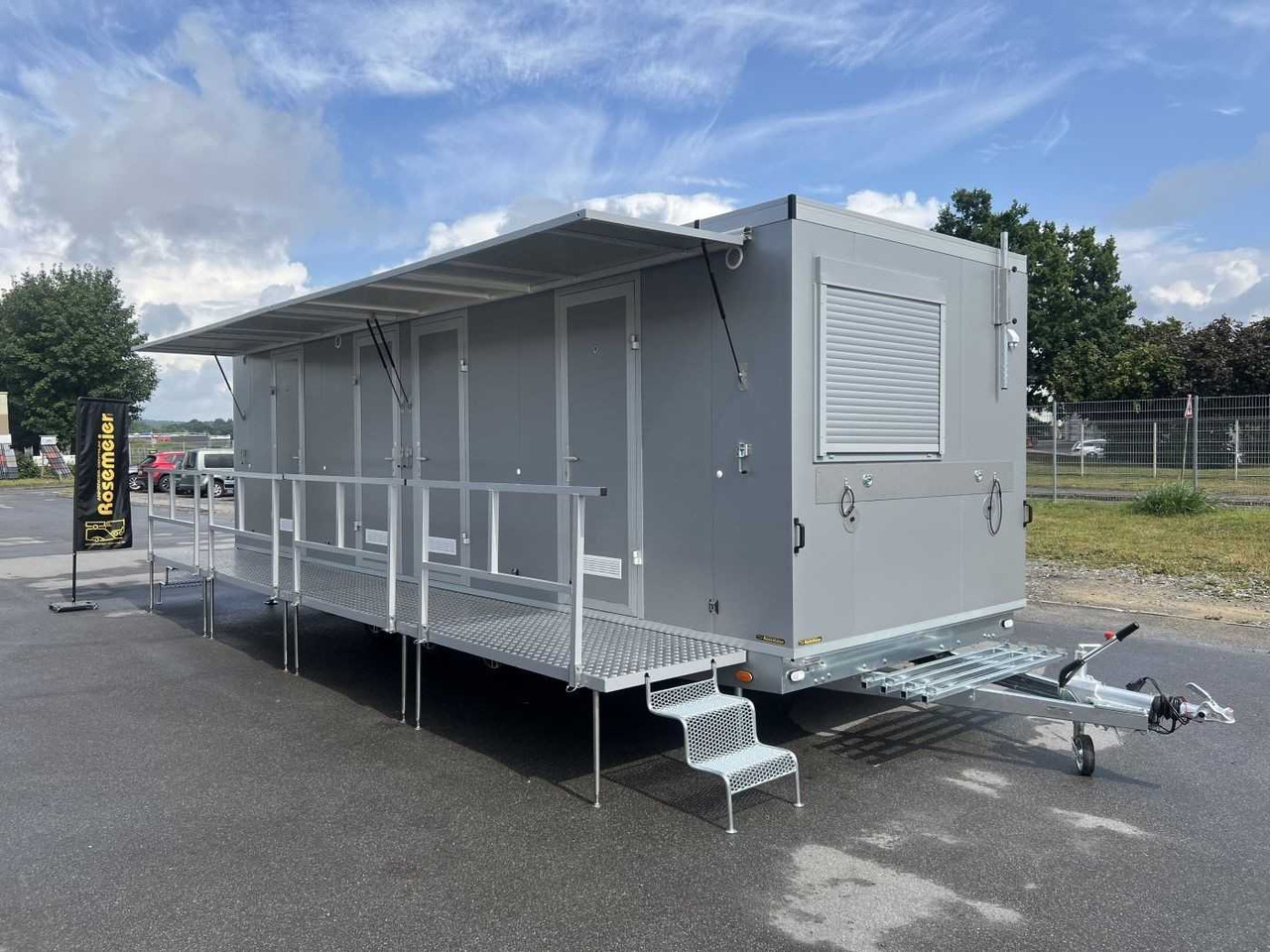 ROSEMEIER VE MOBI 8344 SP 3 Tridem Veranda Mannschaftswagen - מכולת בנייה, קרון נגרר: תמונה 4 ROSEMEIER VE MOBI 8344 SP 3 Tridem Veranda Mannschaftswagen - מכולת בנייה, קרון נגרר: תמונה 4