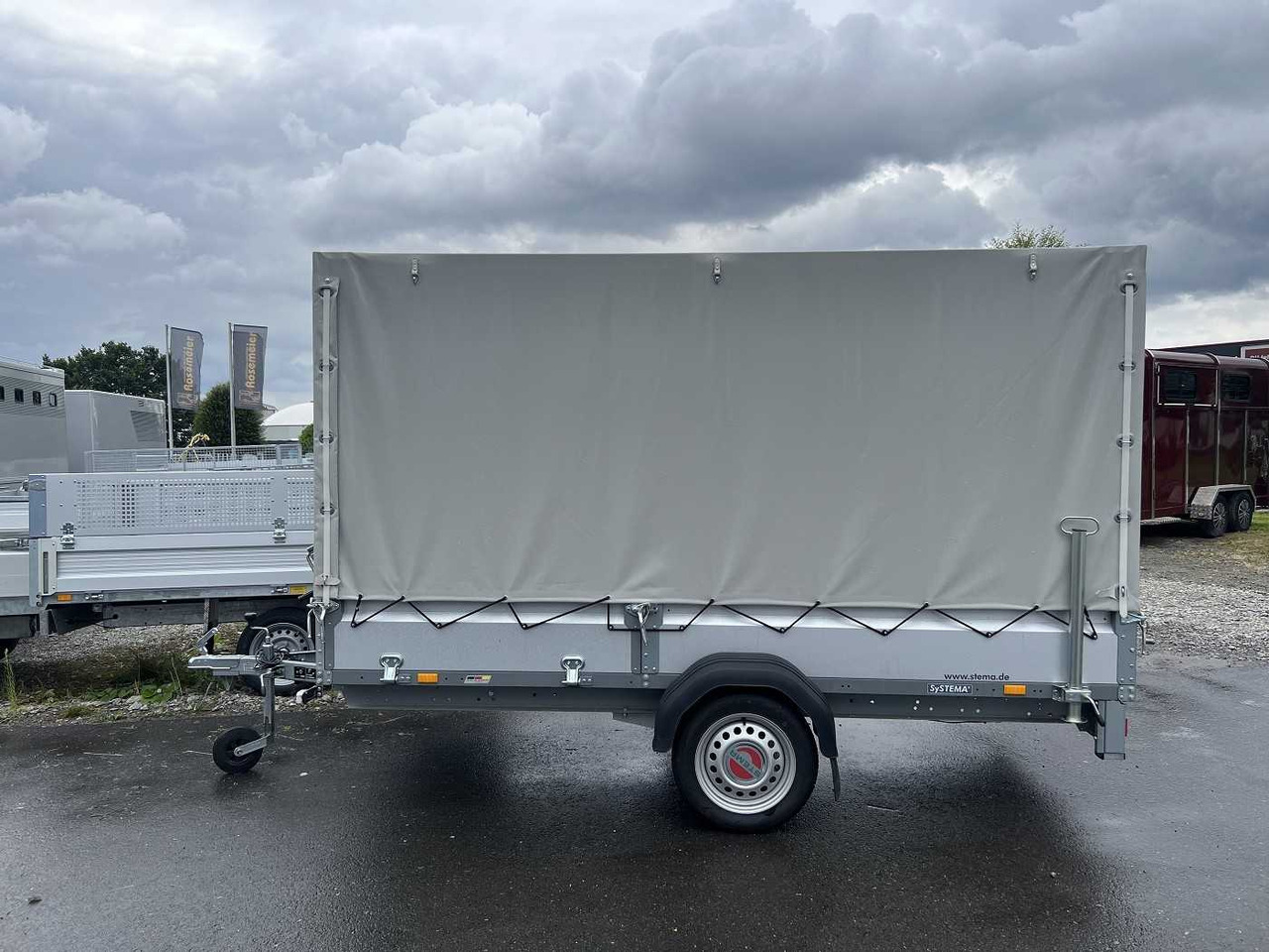 STEMA Rex 30 Plane Kastenanhänger ungebremst - קרון נגרר למכונית: תמונה 1 STEMA Rex 30 Plane Kastenanhänger ungebremst - קרון נגרר למכונית: תמונה 1