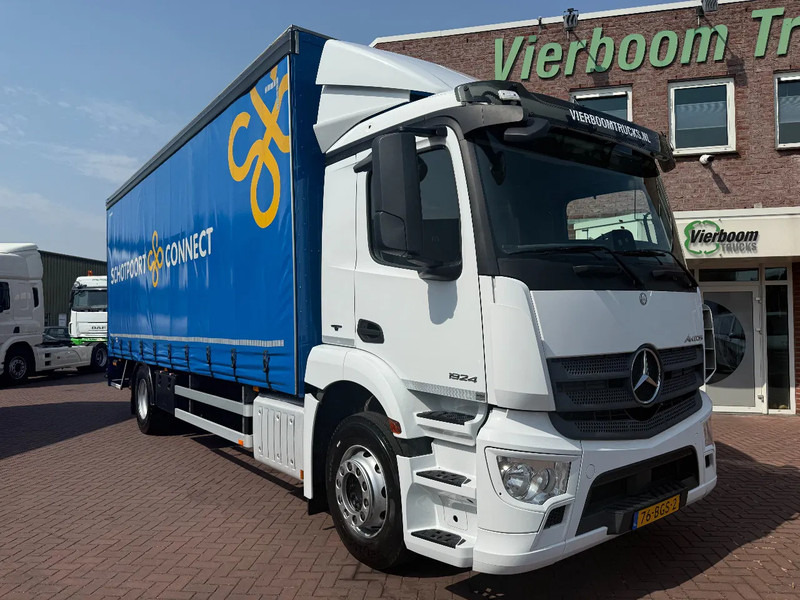 Mercedes-Benz Antos Antos 1824L 4X2 Schiebplane mit 2T Ladebordwand TOP ZUSTAND!!!!! - משאית וילונות צד: תמונה 1 Mercedes-Benz Antos Antos 1824L 4X2 Schiebplane mit 2T Ladebordwand TOP ZUSTAND!!!!! - משאית וילונות צד: תמונה 1