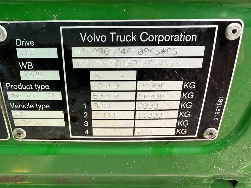 יחידת טרקטור Volvo FM FM370 4X2 Globetrotter / Welgro compressor / Dynimac steering / Holland Truck: תמונה 11