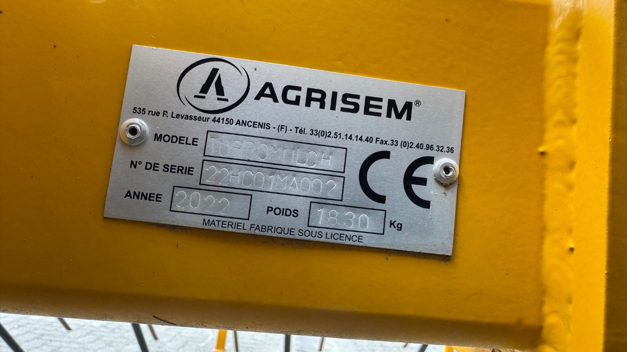 Agrisem Turbolmulch 6,20 Vorführmaschine - משדדה: תמונה 2 Agrisem Turbolmulch 6,20 Vorführmaschine - משדדה: תמונה 2