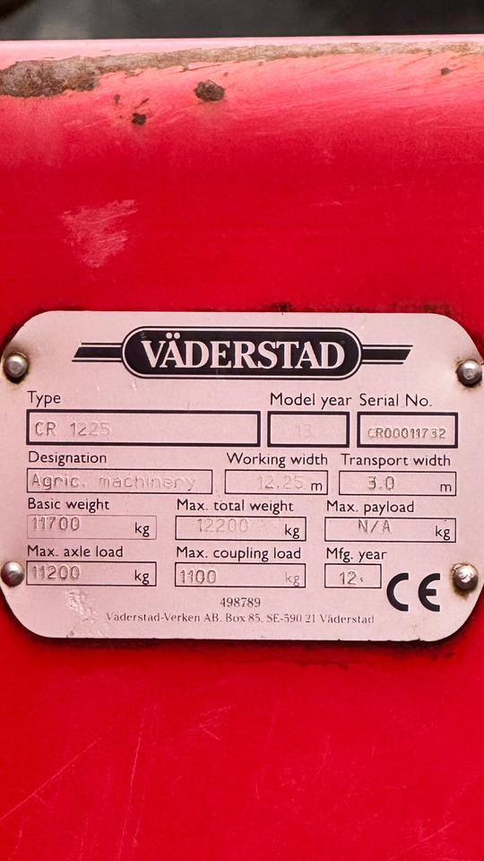 Väderstad Carrier 1225 # CrossCutter#neue Steelrunner - משדדת דיסק: תמונה 2 Väderstad Carrier 1225 # CrossCutter#neue Steelrunner - משדדת דיסק: תמונה 2