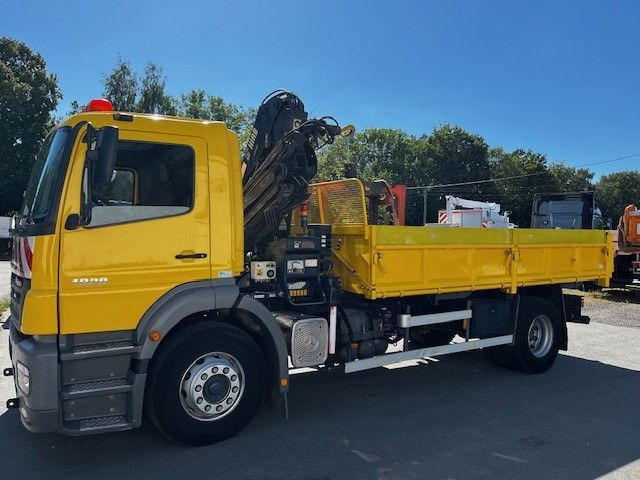 Mercedes-Benz Axor 1828 mit Kipper und Ladekran Top - מזהיר, משאית מנוף: תמונה 1 Mercedes-Benz Axor 1828 mit Kipper und Ladekran Top - מזהיר, משאית מנוף: תמונה 1