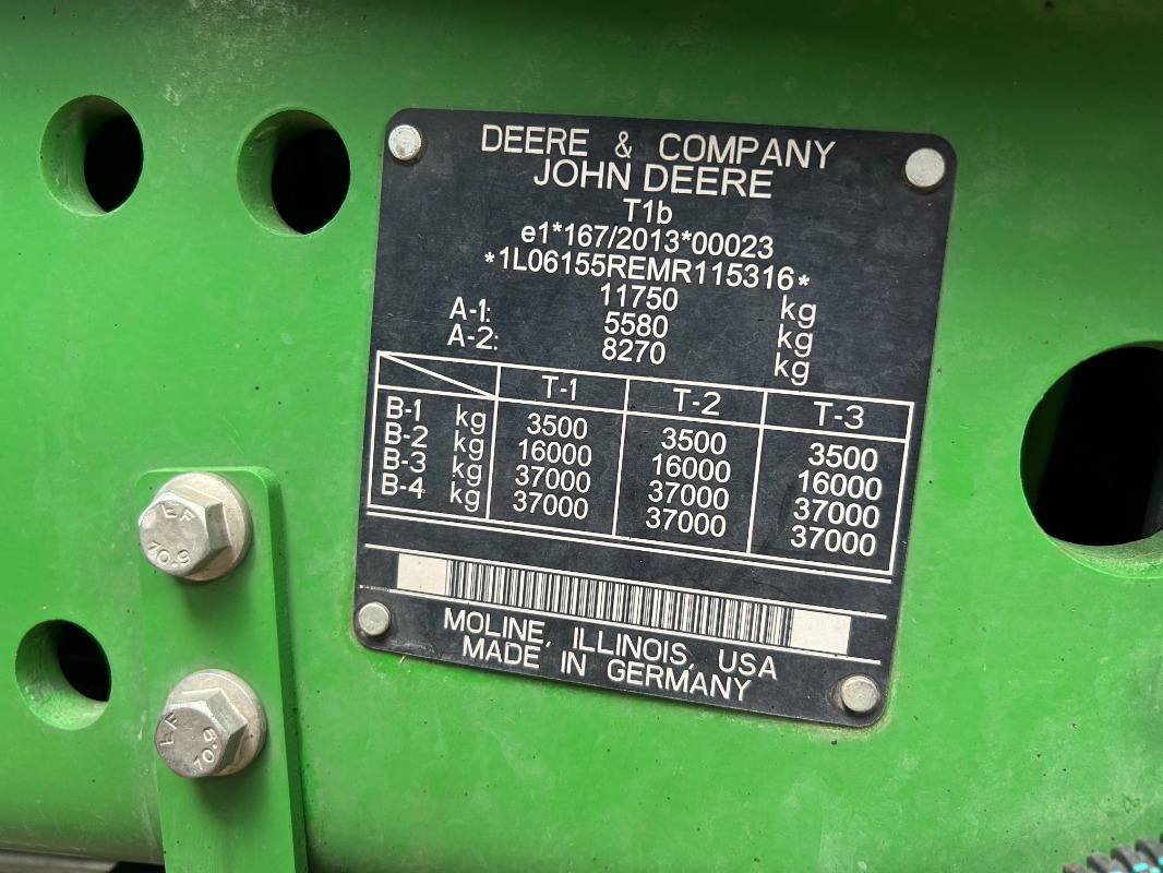 John Deere 6155R - טרקטור חקלאי: תמונה 4 John Deere 6155R - טרקטור חקלאי: תמונה 4
