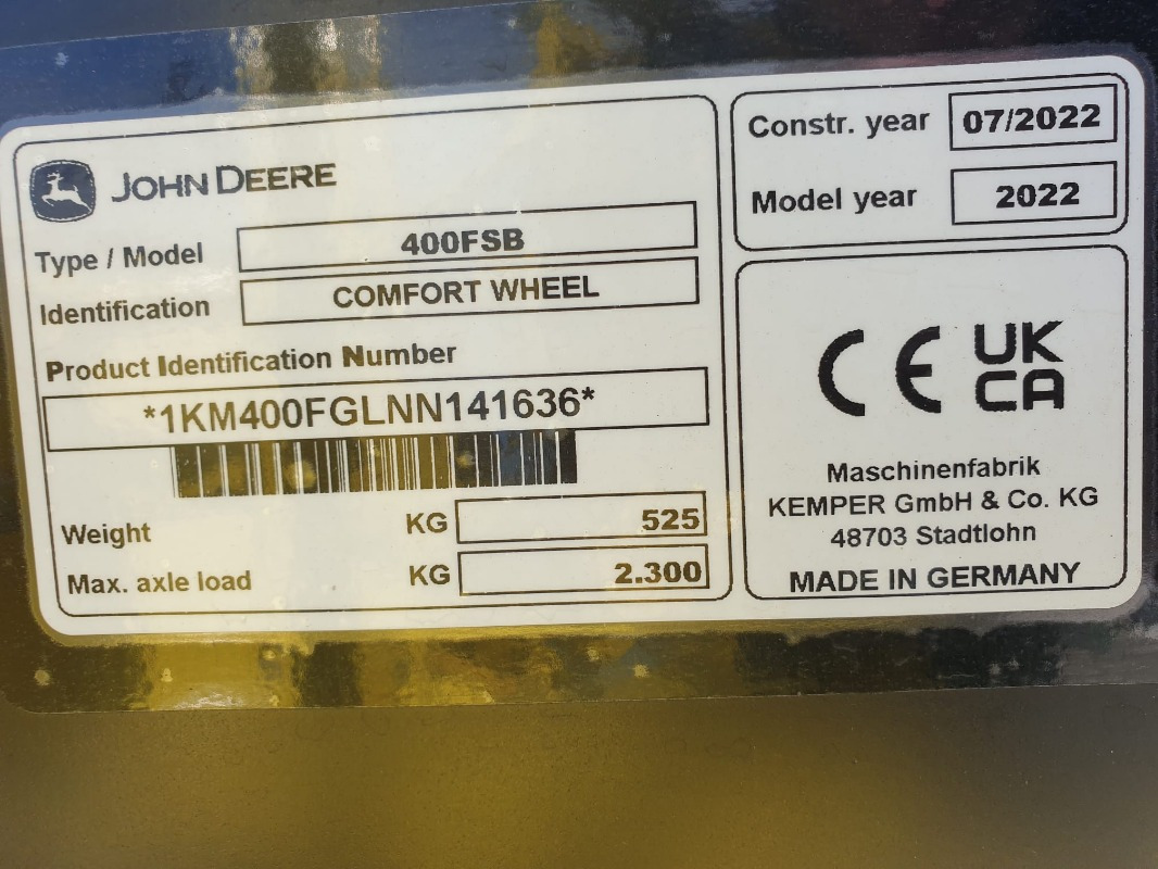 Kemper 460 PLUS STALKBUSTER - ראש תירס: תמונה 5 Kemper 460 PLUS STALKBUSTER - ראש תירס: תמונה 5
