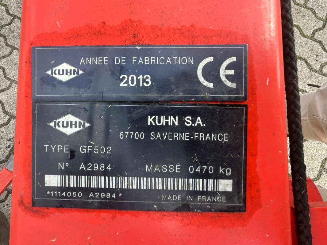Kuhn GF 502 - גורף/ מגרפה: תמונה 2 Kuhn GF 502 - גורף/ מגרפה: תמונה 2