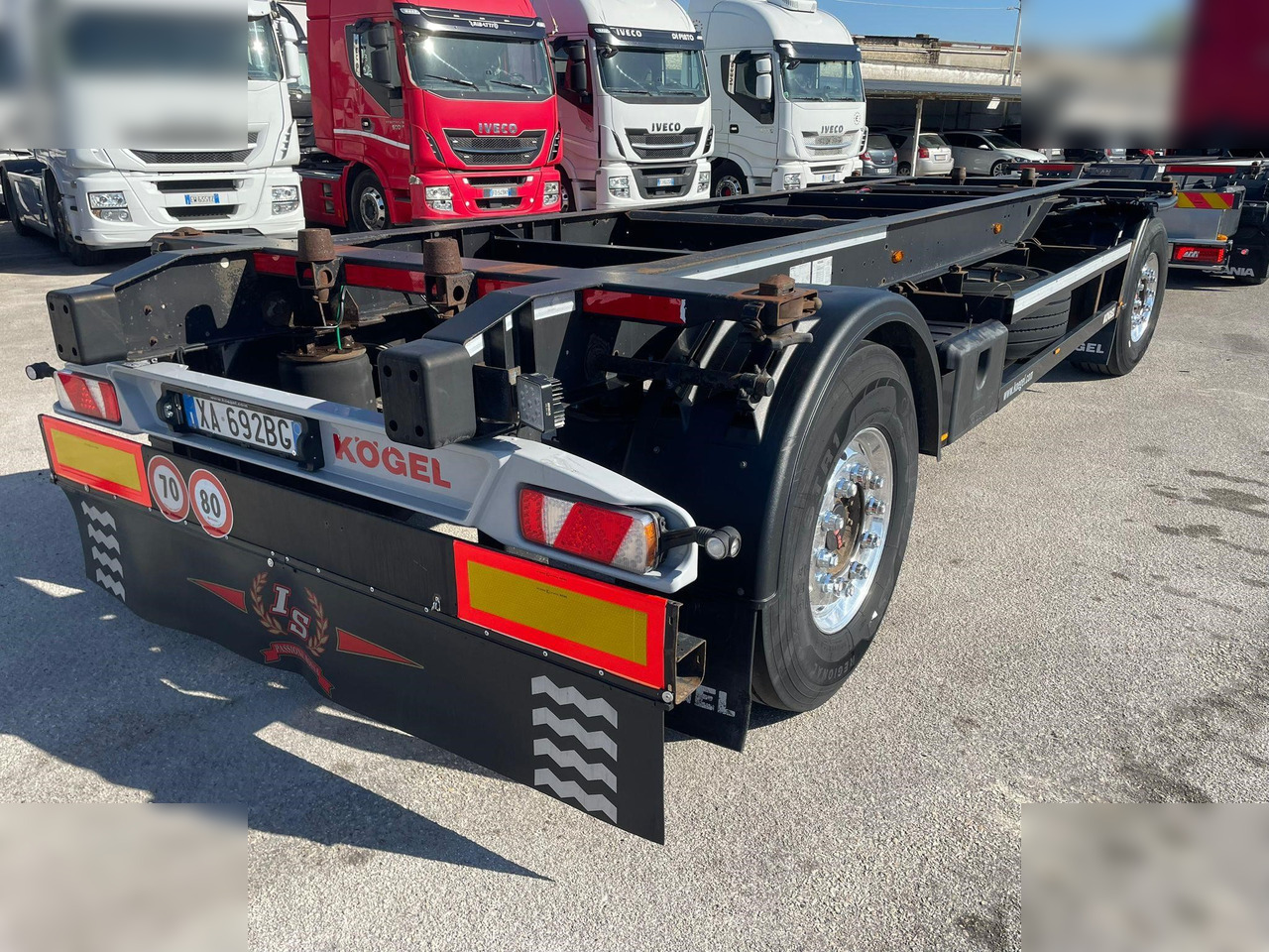 KÖGEL  - קרון נגרר מוביל מכולות/ החלפת גוף: תמונה 1 KÖGEL  - קרון נגרר מוביל מכולות/ החלפת גוף: תמונה 1