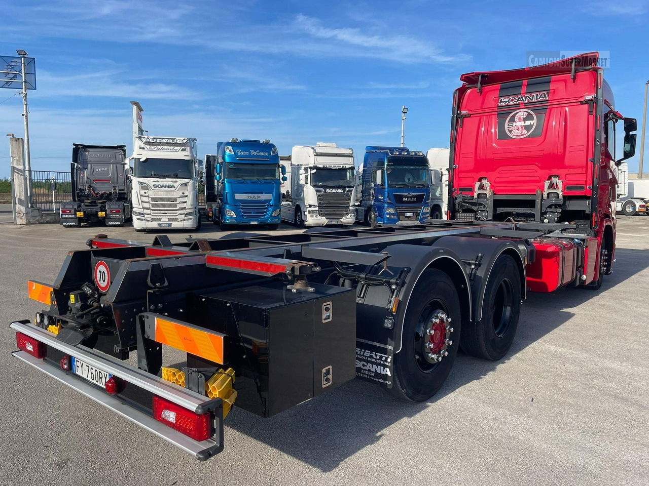 מוביל מכולות/ משאית החלפת גוף SCANIA S500: תמונה 7