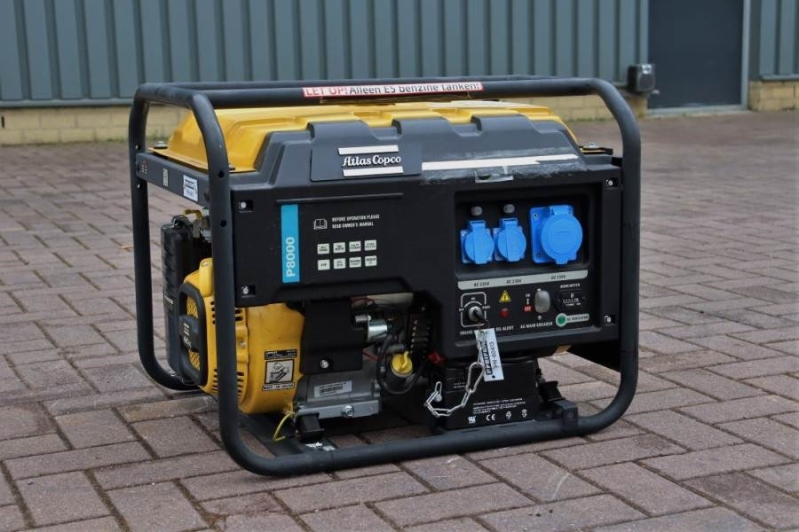 Atlas Copco P8000 Valid inspection, *Guarantee! Gasoline, 6.5 - ערכת גנרטורים: תמונה 1 Atlas Copco P8000 Valid inspection, *Guarantee! Gasoline, 6.5 - ערכת גנרטורים: תמונה 1