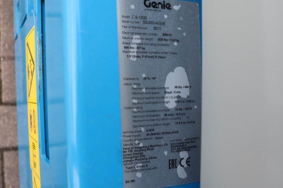 Genie GS1932 E-Drive New And Available Directly From Sto - מעלית מספריים: תמונה 5 Genie GS1932 E-Drive New And Available Directly From Sto - מעלית מספריים: תמונה 5