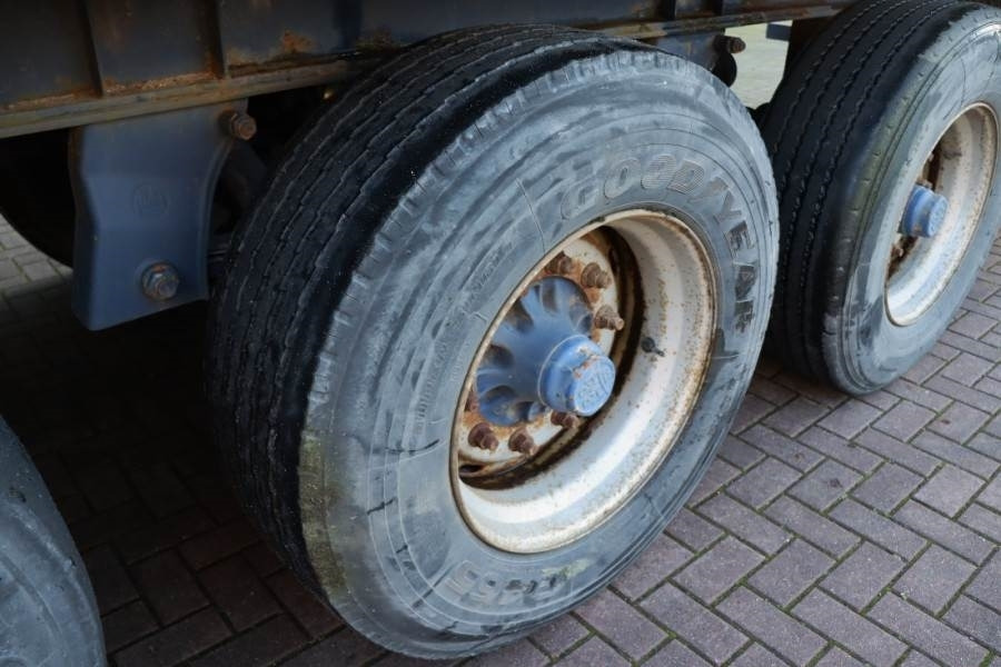 סמיטריילר צד נופל/ שטוח Groenewegen DRO-12-27 3 Axle Trailer, 32t Capacity, BPW Axles: תמונה 9