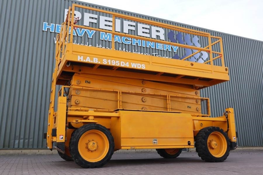 HAB S195-24 D4WDS Diesel, 4x4 Drive, 19.5m Working Hei - מעלית מספריים: תמונה 1 HAB S195-24 D4WDS Diesel, 4x4 Drive, 19.5m Working Hei - מעלית מספריים: תמונה 1