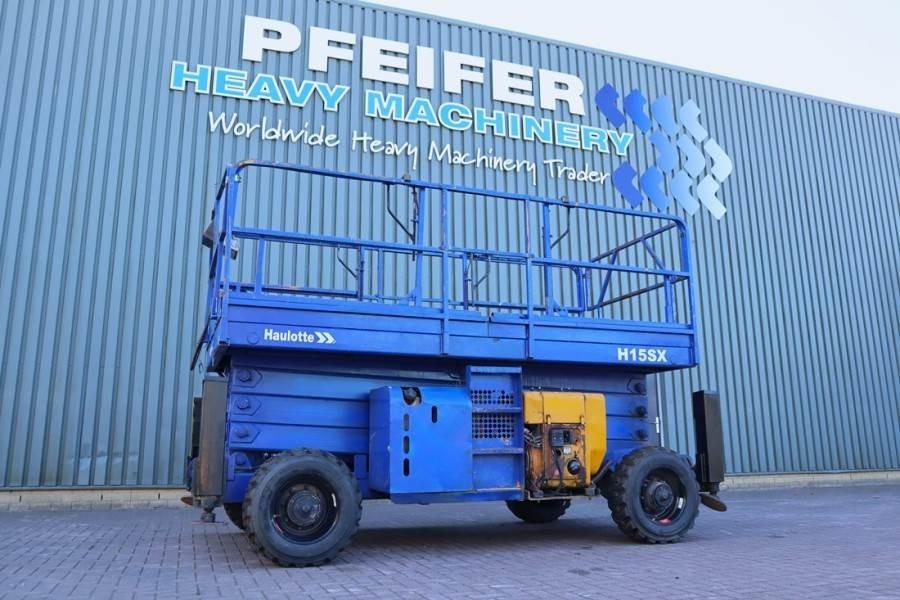 Haulotte H15SX New Tyres, Diesel, 4x4 Drive, 15 Working Hei - מעלית מספריים: תמונה 1 Haulotte H15SX New Tyres, Diesel, 4x4 Drive, 15 Working Hei - מעלית מספריים: תמונה 1