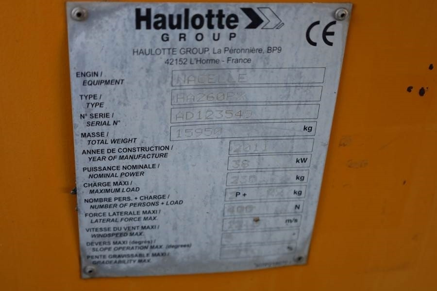 זרוע מרפקי Haulotte HA260PX Diesel, 4x4x4 Drive, 26m Working Height, 1: תמונה 7