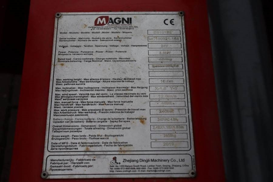מעלית מספריים Magni ES1012E Valid inspection, *Guarantee! Electric, 10: תמונה 12