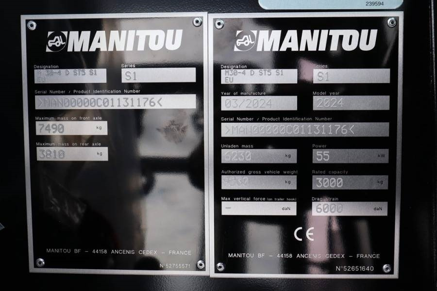 Manitou M30-4 Valid inspection, *Guarantee! Diesel, 4x4 D - מלגזת שטח קשה: תמונה 4 Manitou M30-4 Valid inspection, *Guarantee! Diesel, 4x4 D - מלגזת שטח קשה: תמונה 4