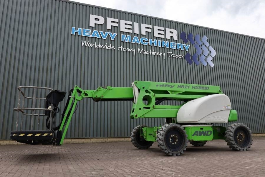 Niftylift HR21 HYBRID Hybrid, 4x4 Drive, 21m Working Height, - זרוע מרפקי: תמונה 1 Niftylift HR21 HYBRID Hybrid, 4x4 Drive, 21m Working Height, - זרוע מרפקי: תמונה 1