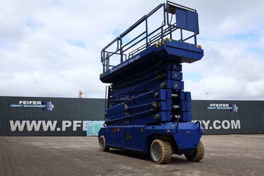 מעלית מספריים PB LIFT S225-12E Electric, 22.5m Working Height, 450k: תמונה 7