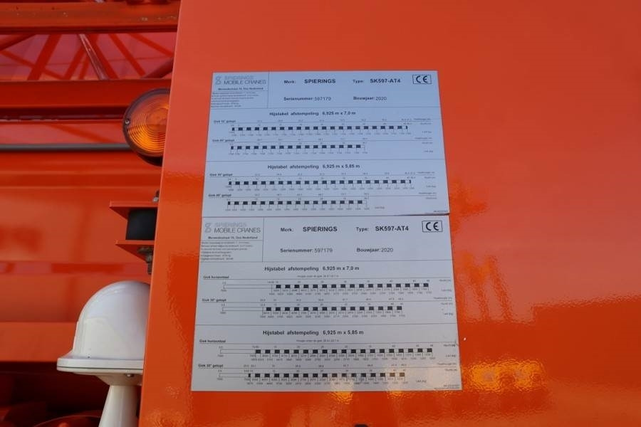 עגורן מגדל Spierings SK597-AT4 Dutch Vehicle Registration, Valid Aboma: תמונה 6