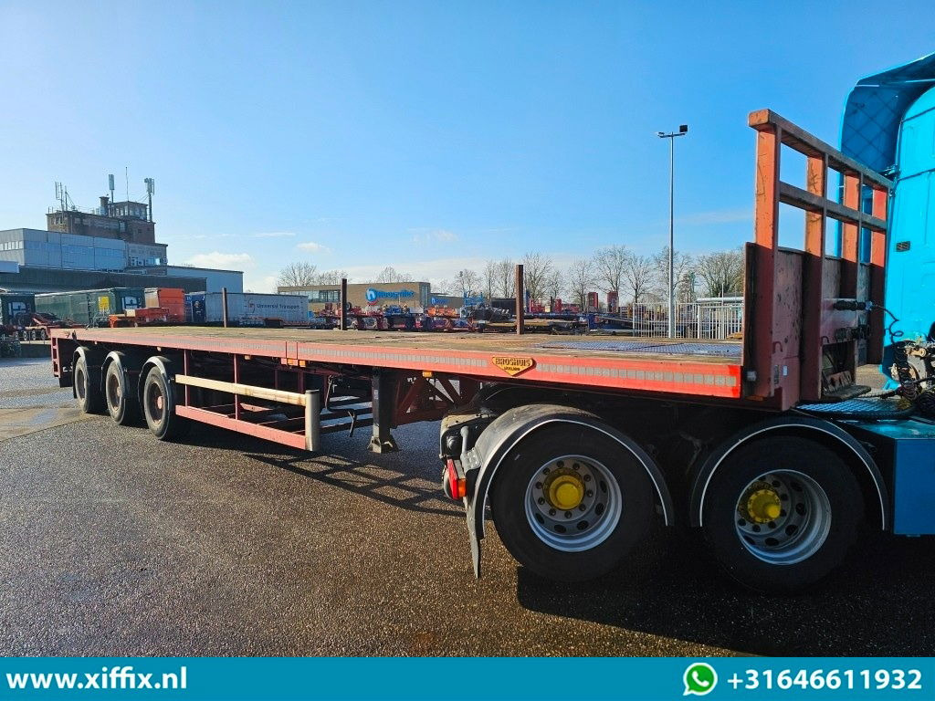 Broshuis 3-ass. Vlakke dubbel 2x uitschuifbare oplegger - סמיטריילר צד נופל/ שטוח: תמונה 4 Broshuis 3-ass. Vlakke dubbel 2x uitschuifbare oplegger - סמיטריילר צד נופל/ שטוח: תמונה 4