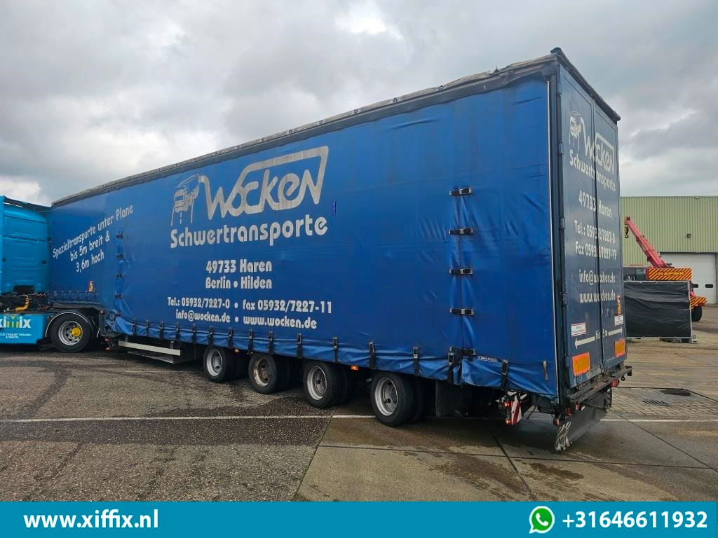 Dinkel 4-ass. Semi dieplader met elektrische huifopbouw / 2x naloop gestuurd - סמיטריילר עם מטען נמוך: תמונה 5 Dinkel 4-ass. Semi dieplader met elektrische huifopbouw / 2x naloop gestuurd - סמיטריילר עם מטען נמוך: תמונה 5