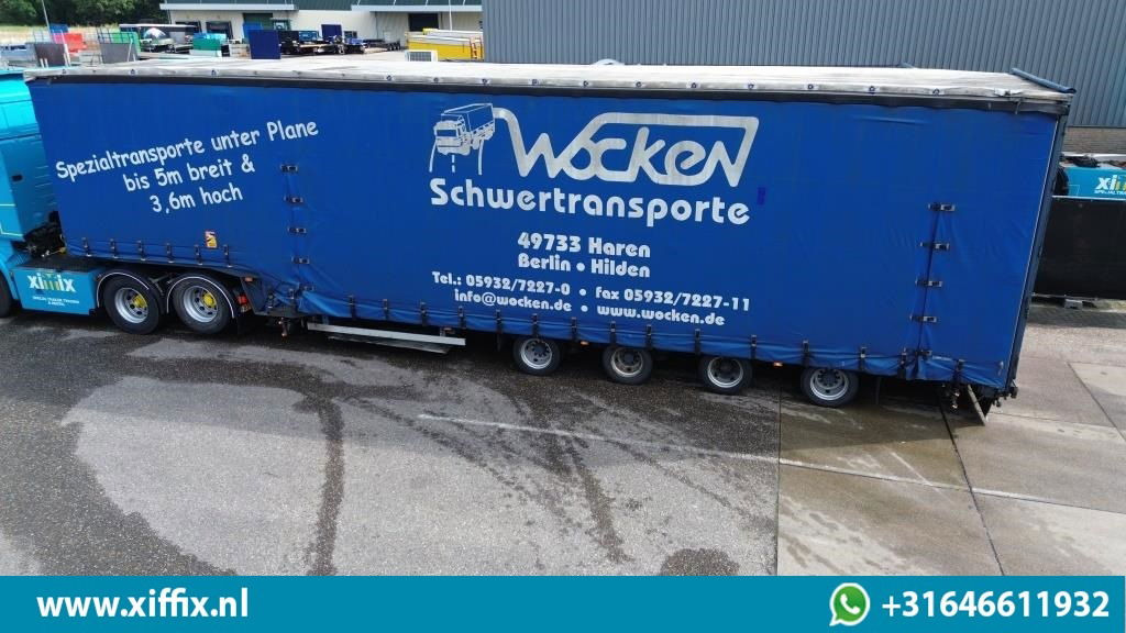 Dinkel 4-ass. Semi dieplader met elektrische huifopbouw / 2x naloop gestuurd - סמיטריילר עם מטען נמוך: תמונה 2 Dinkel 4-ass. Semi dieplader met elektrische huifopbouw / 2x naloop gestuurd - סמיטריילר עם מטען נמוך: תמונה 2
