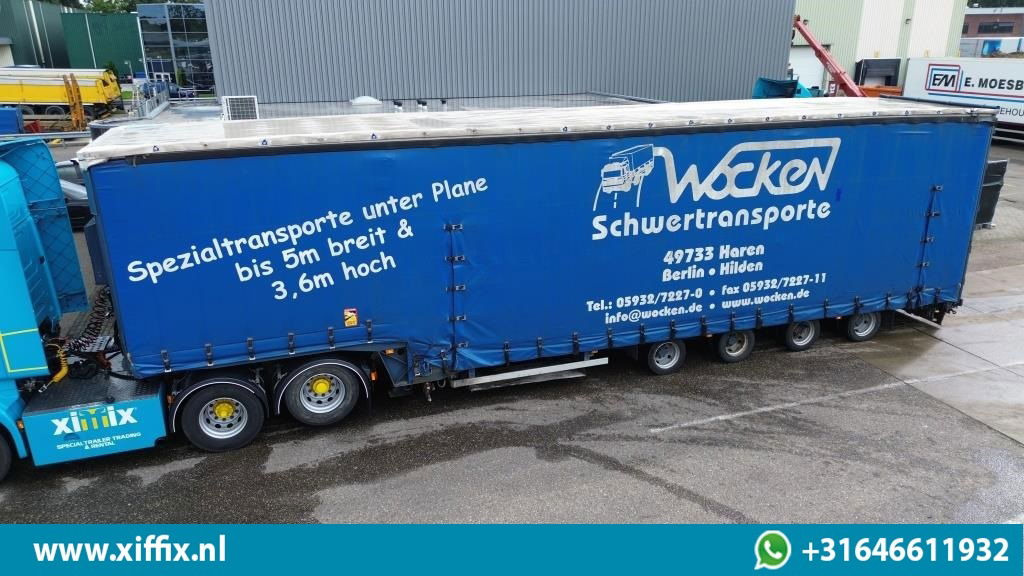 Dinkel 4-ass. Semi dieplader met elektrische huifopbouw / 2x naloop gestuurd - סמיטריילר עם מטען נמוך: תמונה 1 Dinkel 4-ass. Semi dieplader met elektrische huifopbouw / 2x naloop gestuurd - סמיטריילר עם מטען נמוך: תמונה 1