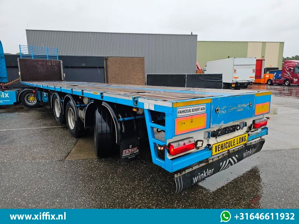 ES-GE 3-ass. Vlakke uitschuifbare oplegger / Naloop gestuurd - סמיטריילר צד נופל/ שטוח: תמונה 4 ES-GE 3-ass. Vlakke uitschuifbare oplegger / Naloop gestuurd - סמיטריילר צד נופל/ שטוח: תמונה 4