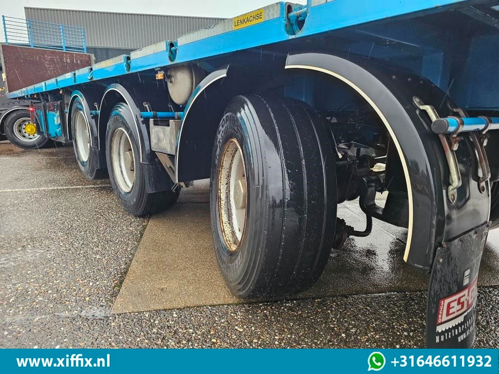 ES-GE 3-ass. Vlakke uitschuifbare oplegger / Naloop gestuurd - סמיטריילר צד נופל/ שטוח: תמונה 5 ES-GE 3-ass. Vlakke uitschuifbare oplegger / Naloop gestuurd - סמיטריילר צד נופל/ שטוח: תמונה 5